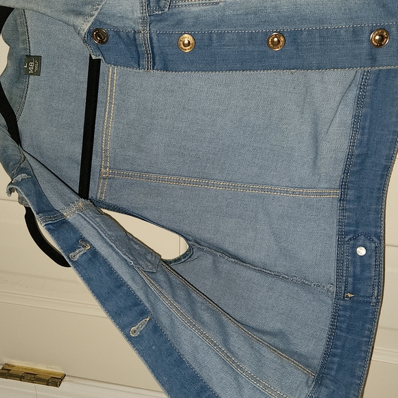 Zara Denim Sleeveless Jacket - Picture 4 of 4